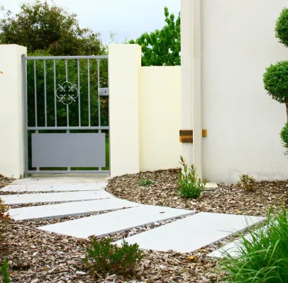 Aménagement de coure à Benais près de Bourgueil en Indre-et-Loire 37